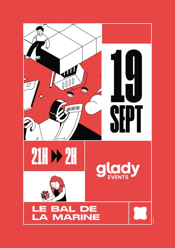 Glady Bal de la Marine event poster