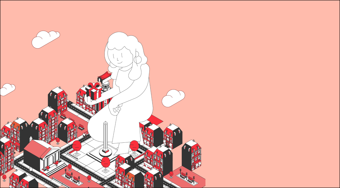 Glady illustration system at landscape scale